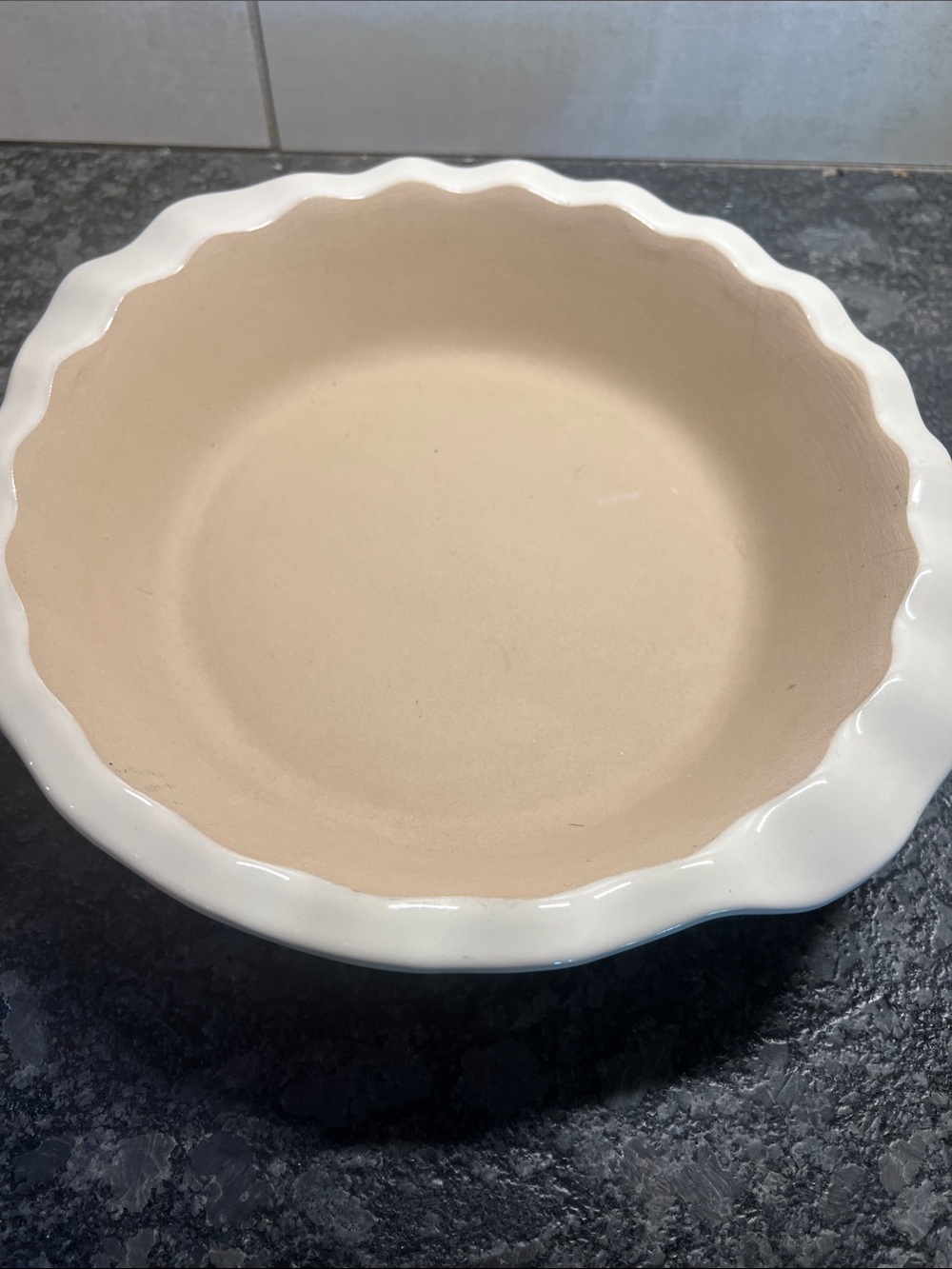 10” Pie stoneware. Heritage Collection by The Pampered Chef Excellent condition